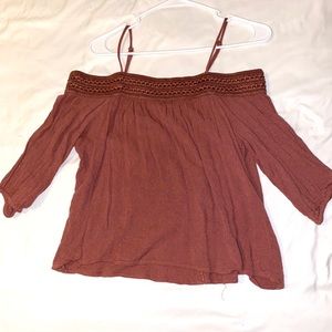 Off the shoulder blouse